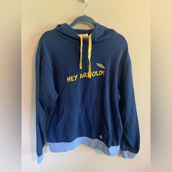 Blue Hey Arnold! “Arnold’s Halloween” Hoodie, Nick Box Nickelodeon size XL - Picture 1 of 9